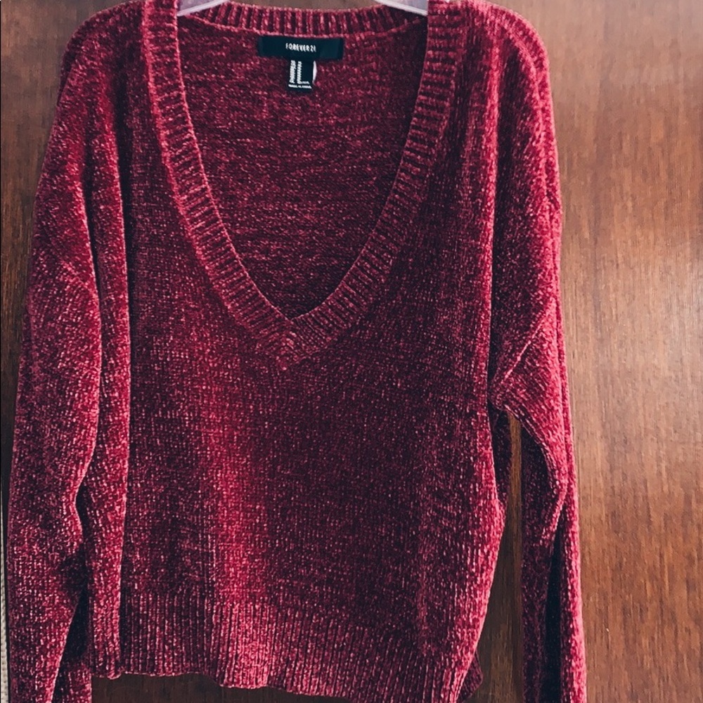 2 Forever 21 Cropped Knit Sweaters!!